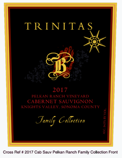 2017 Cabernet Sauvignon Pelkan Vineyard, Family Collection, Knights Valley